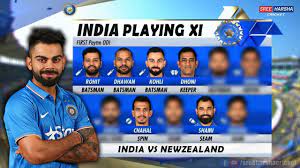 India vs new zealand, wtc final highlights, day 1: India Vs Newzealand 1st Odi 2019 Playing 11 Probable Playing Xi Dream 11 Nzvind Youtube