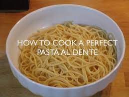 If it is done, it should have a nice al dente bite and taste like pasta. How To Cook A Perfect Pasta Al Dente Italian Way Youtube
