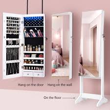 Double hooks for hanging necklace and bracelet sets. Buy Jewelry Cabinet With Mirror Best Deals On Jewelry Cabinet With Mirror From Global Jewelry Cabinet With Mirror Suppliers Bc6529 Cicig