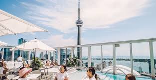 A great rooftop city during the warmer months, serving both. The Top Rooftop Patios To Visit In Toronto This Summer Dished