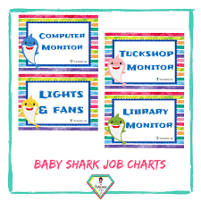 Teacher Resource Baby Shark Job Charts The Teacher Hero