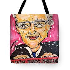 Judge Jerry Springer Kids T-Shirt by Geraldine Myszenski