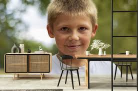 Naklejka mały chłopiec na wymiar • chłopak, dziecko, portret • REDRO.pl