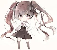ツインテ少女 ちびキャラの描き方 ミニキャラ イラスト キュートなスケッチ