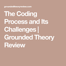 The Coding Process And Its Challenges Grounded Theory Review Coding Challenges Critical Thinking
