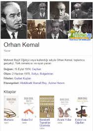 Orhan Kemal Kimdir Hayati Eserleri Edebi Kisiligi