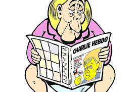 Diese karikatur ist sehr eigenartig, weil sie so tut, als haben die alliierten ein gesundes deutschland zu fall gebracht. Deutsche Ausgabe Von Charlie Hebdo Humorexpansion Der Harmlosen Art Kultur Stuttgarter Zeitung
