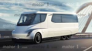 Semi is the safest, most comfortable truck ever. Tesla Semi Rv Render Imagines Amazing Electric Motorhome