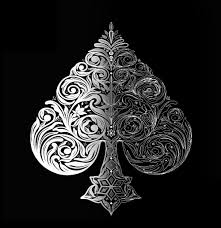 Black Ace Of Spades Card Dribbble Ace Details Jpg By Valentina Badeanu Ace Of Spades Tattoo Spade Tattoo Card Tattoo Designs