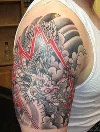 Click on the pictures or tattoo designs to enlarge. 72 Outstanding Dragon Shoulder Tattoos