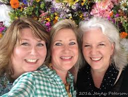 Dining, dancing amid flowers