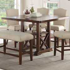Shop joss & main for stylish counter height bench to match your unique tastes and budget. Gracie Oaks Merrill Counter Height Trestle Dining Table Wayfair