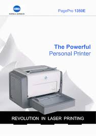 Download the latest version of the konica minolta pagepro 1350w driver for your computer's operating system. The Powerful Personal Printer Manualzz