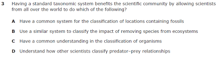 Biology questions are common on these exams: Https Www Bisdtx Org Cms Lib Tx02218757 Centricity Domain 2450 3 20classification 20and 20taxonomy 20resource 20card Pdf