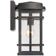 Artcraft, including classico 4 light outdoor light, broadview 1 light pendant, organic cherry creeks modern take on the popular arts and crafts style has a timeless appeal. Neri 12 1 2 H Mission Oil Rubbed Bronze Outdoor Wall Light 64w51 Lamps Plus