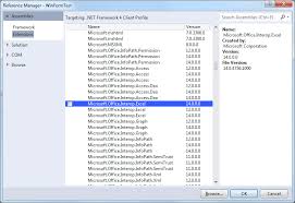 If you need to download an iso to reinstall the. How To Reference Microsoft Office Interop Excel Dll Stack Overflow