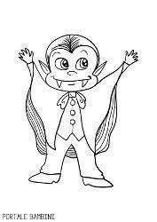 Vampire Coloring Pages For Halloween Free To Print Portale Bambini Vampires Coloringpages Colorinspiration Coloriag Coloring Pages Color Free Halloween