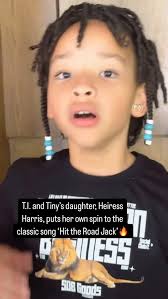 T.I. and Tiny’s daughter, Heiress Harris, puts her own spin to the classic  song ‘Hit the Road Jack’🔥 @majorgirl