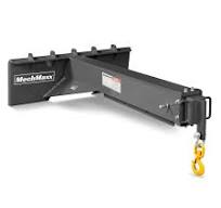 Adjustable Skid Steer Crane Jib Attachment, Manual Telescopic Manual  Telescoping 6 FT - 10 FT, 5000 lbs Max Capacity, SSCJ50