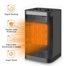 Space Heater Electric Ceramic Heater 1500w Portable Space Heaters For Home Indoor Use Office Bedro In 2020 Room Heater Portable Space Heater Space Heater
