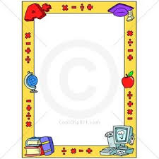 Clip Art For Borders School Education Image Id 131088 Borders For Paper School Newsletter Back To School Newsletter