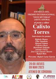 Entrega del Premio Dios Mithras