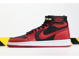 Air Jordan 1 High Strap Bred Black Gym Red White 342132 002 For Jordan Jordania Jordan 1