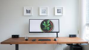 Custom desk built from ikea. Diy Dream Desk Setup Clean Modern Wood Design Youtube