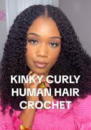 Ohhhh, how I AM IN LOVE with this hair from @YWigs Official This is their  Multi Textured Kinky Curly Human Hair Crochet! It is absolutely stunning  and extremely innovative! Y’all know I love rocking ...