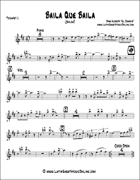 Salsa Sheet Music Scores Band Arrangements Transcriptions