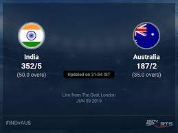 India vs australia highlights, 2nd odi: India Vs Australia Live Score Over Match 14 Odi 31 35 Updates Cricket News