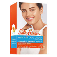 Completely bare don't grow there body moisturiser. Sally Hansen Creme Hair Remover Kit For Face Upper Lip And Chin Shop Shaving Hair Removal At H E B