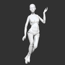 Ball Jointed Doll 3d For Printing Balljointeddoll Zbrush 3dprinting 3dprint Bjd Turbosquid Ball Jointed Dolls Ball And Joint Model