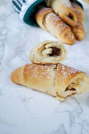 Schokoladen Croissant Aus Hefeteig Schokoladenkipferl Vegan Croissant Hefeteig Schokocroissant
