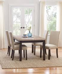 Filmore Upholstered Dining Set Blue Chairs Living Room Comfy Living Room Furniture Fully Upholstered Dining Chair