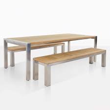 Westminster teak picnic tables and dining bench sets are known for their extreme durability in harsh outdoor conditions. Outdoor Dining Set Teak Table And Benches Teak Warehouse