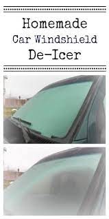 Homemade Car Windshield De Icer Windshield De Icer Cleaning Hacks Windshield