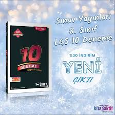 Yeni Cikti Sinav Yayinlari 8 Sinif Lgs 10 Deneme Ve Diger Sinav Yayinlari Kitaplari Hizli Kargo Ve Indirimlerle Ki 70th 30th