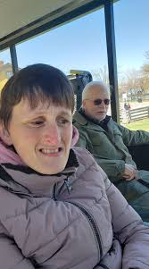 Happy to be riding the train again.