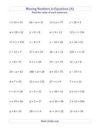 In basic algebra, those symbols denote quantities without any fixed value, called variables. Algebra Worksheets