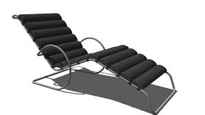 Poolmaster adjustable chaise lounge 2 pack. Mies Mr Adjustable Chaise Lounge 3d Warehouse