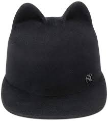 Maison Michel Cat Ear Cap Farfetch Cat Ears Cap Cat Ears Hat Women Wear