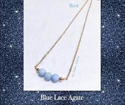 Blue Lace Agate Necklace Communication Confidence Healing Etsy Blue Lace Agate Necklace Blue Lace Agate Healing Gemstones Jewelry