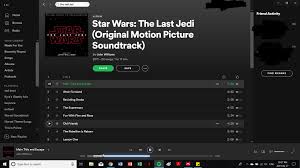 We'll post videos of shantymen. Til When You Play The Last Jedi Soundtrack On Spotify A Lightsaber Shows The Song S Length Album On Imgur