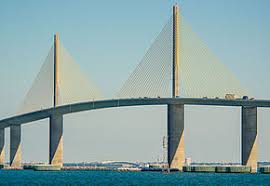 It has been named one of the most beautiful bridges in the world, and it's even used as a backdrop in car commercials. Sunshine Skyway Bridge Wikipedia
