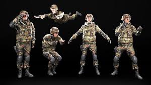Did you scroll all this way to get facts about bundeswehr uniform? Animated Soldier In Bundeswehr Military Uniform 12 3d Model 35 Ztl Free3d