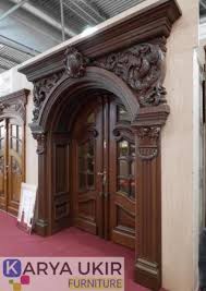 Pengen punya ⭐ rumah mewah ? Desain Pintu Istana Mewah Jati Pintu Kerajaan Model Gaya Eropa Terbaik