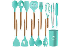 Core brand kitchen utensils silicone scrapers with wooden. 14 Best Silicone Cooking Utensils In 2021