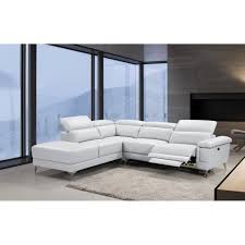 Moteurs électriques testés à 10 000 ouvertures / fermetures. Canape D Angle Relax Electrique En Cuir De Vachette Alessandro Blanc Cdiscount Maison