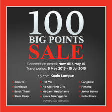 Convert loyalty points from airasia conversion partners to airasia big points. Airasia Big Points Award Sale Starting 100 Points For Travel May 5 July 15 2015 Book By May 3 Loyaltylobby